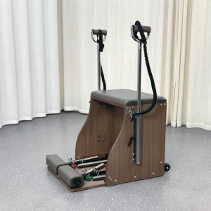 Wunda Pilates Chair with Split Pedal, Walnut Color Wood