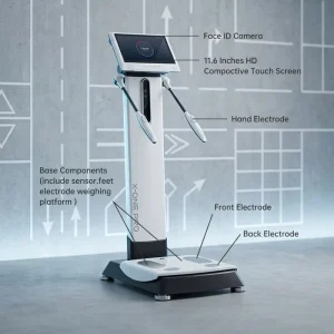X-ONE PRO AI 3D Body Composition Analyzer with BMI, Impedance Analysis, and App