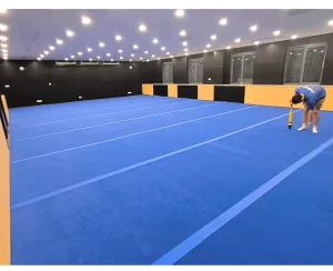 XPE Foam Cheerleading Flexi Roll-Out Gymnastics Mat 42ft x 6ft