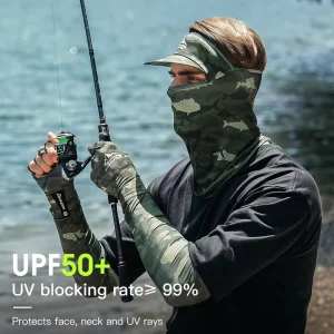 XTJ124 Motorcycle Balaclava Face Mask, Windproof Breathable UV Protection for Summer Fishing