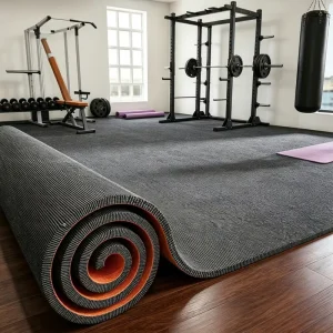 XXXXL Extra Large Non-Slip Fitness Floor Mats for Home Gym and Commercial Use