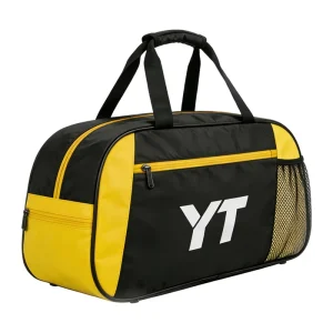 Yellow Large-Capacity Multi-Pocket Fitness Bag for Tennis and Badminton Rackets