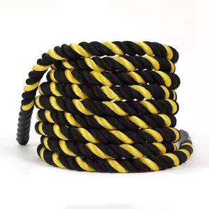 Yellow and Black Training Combat Rope 38mm 50mm Combat Rope Exercise Sports Recreation Products
