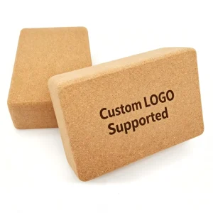 Yoga Accessories Multi-Piece Set with Natural Cork Yoga Brick, Eco-Friendly Non-Slip High-Density Breathable Design