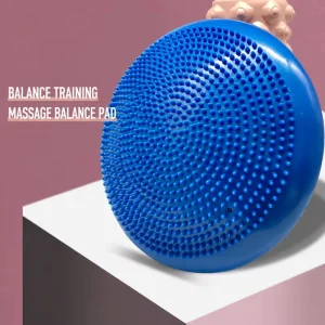 Yoga Balance Disc Food Grade PVC Anti Slip Inflatable Balance Pad Non Toxic Odorless Double Sided Cushion for Yoga Pilates