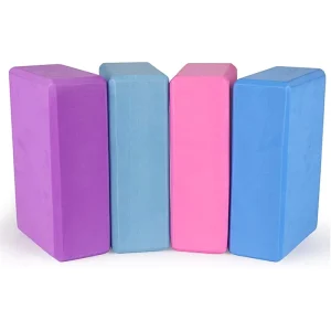 Yoga Block Eva Foam Soft Non Slip Surface with Beveled Edges for Yoga Pilates Meditation Yoga Accessories for Stability Balance