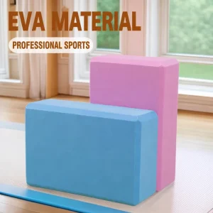 Yoga Block High Density EVA Foam Block for Yoga Pilates Stretching Balance Training Exercise Fitness Home Gym Studio