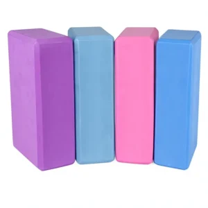 Yoga Blocks 9”x6”x3” 4 Pack High Density EVA Foam Yoga Brick Improve Strength Flexibility Balance Light Weight Non Slip