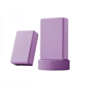 Yoga Blocks Set 2 High Density EVA Non Slip Lightweight Water Repellent Washable Beveled Edges Beginner Fitness Stretch Aid