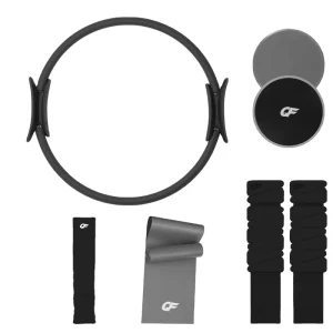 Yoga Circle for Women Fitness Kit Pilates Ring Slider Set
