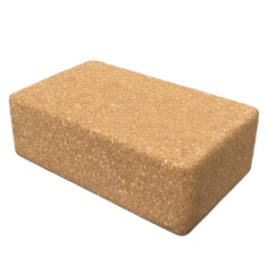 Yoga Cork Block 225x140x75mm Natural with High Quality with Custom Logo Unisex