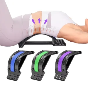 Yoga Exercise Multi-Level Waist Lumbar Massager Traction Back Cracker Stretcher