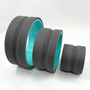 Yoga Foam Roller and Wheel Set, 3-Piece, TPE EVA ABS