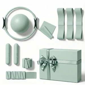 Yoga Kit New Pilates Accesorios Training Equipment Set Yoga Mat Magic Circle Ring Home Gym Fitness Dumbbell