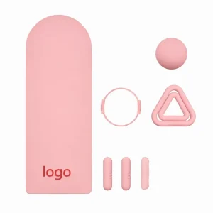 Yoga Kit with PU Yoga Mat, Massage Ball, Resistance Ring and Hand Gripper