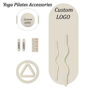Yoga Mat, Dumbbells, Ankle and Wrist Weights, Barbell, and Power Ring Pilates Set