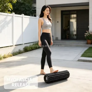 Yoga Multifunctional Hollow Solid Foam Roller Massager for Leg, Waist, and Muscle Relief