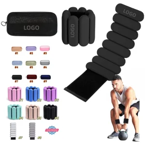 Yoga Pilates Accessories 1LB 2LB 4LB Silicone Dumbbell Adjustable Ankle Weights