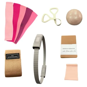 Yoga Pilates Accessories Set with Resistance Band for Home Workout