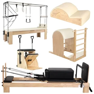 Yoga Pilates Equipment Set Reformer Machine for Back Stretching, Gym and Home