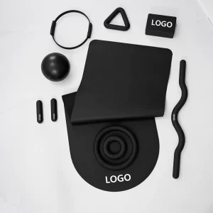 Yoga Pilates Fitness Set with Yoga Ring, Resistance Band and Yoga Ball for Core Strength Training and Home Gym