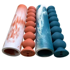 Yoga Pilates High-Density EVA Foam Roller Set Tropical Custom Size
