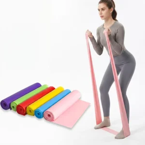 Yoga Resistance Bands Exercise Stretch Bands Different Tension Levels for Pilates Home Gym Strength Training