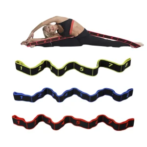 Yoga Resistance Loop Exercise Bands Heavy Durable Workout Dance Adjustable Elastic Hip Band Polyester Fabric