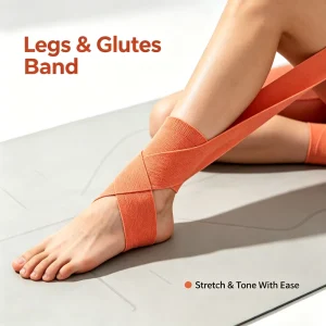 Yoga Stretch Band Tensioner Back Opening & Shoulder Stretching Tool Elastic Exercise Strap Yoga Strap