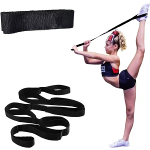 Yoga Stretch Strap Exercise Back Opening Lumbar Spine Stretch Band Fitness Rope Daisy Chain PP Material 190cm*2.5cm Unisex