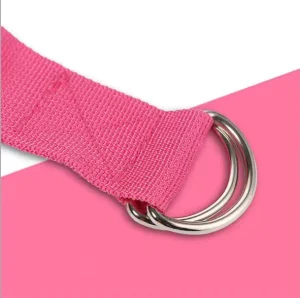 Yoga Stretching Strap with D-Ring Buckle for Fitness and Resistance Training