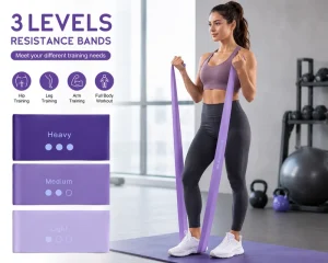 Yoga Thick Elastic Heavy Resistance Band for Foot Ankle Rehabilitation and Strength Training