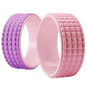 Yoga Wheel for Back Opening, Beginners, Lower Back Bend & 3D Massage