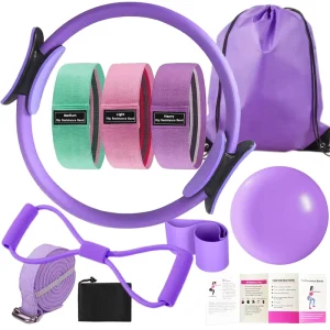 Yoga and Pilates Home Workout Essentials Kit
