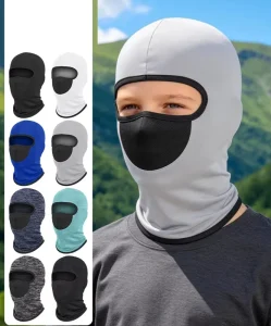 Youth Ski Mask Dustproof Breathable Windproof Headscarf Summer Cooling Balaclava for Kids