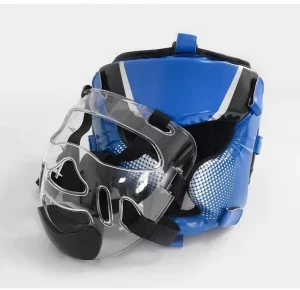 Youth Taekwondo Face Mask Helmet, Unisex Plastic Martial Arts Protective Equipment