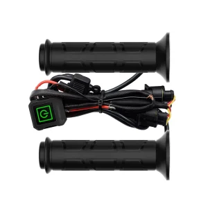 ZH-983F1 Motorcycle Hand Grip Covers 12V Heated Handlebar Grips with Adjustable Temperature Control Switch