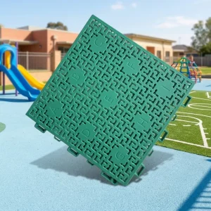 ZM180 Sport Tile PP Plastic Flooring for Gym High Strength Non Toxic Anti Slip UV Protected Cushioned