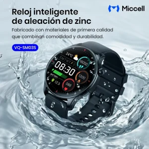 Zinc Alloy Smartwatch IP68 Waterproof Multiple Sports Modes