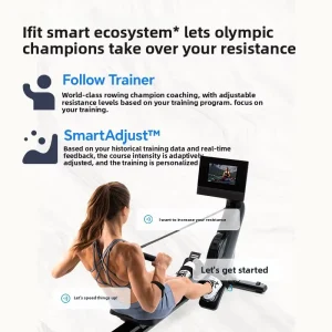 for Rowing Machine Home Use Electromagnetic Resistance Fitness Equipment Fat Burning Comprehensive Training